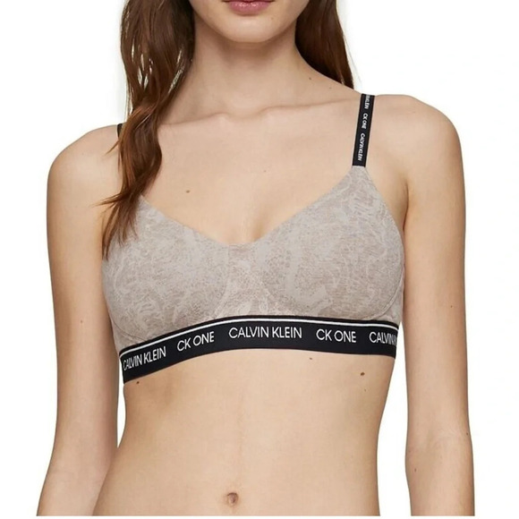 Calvin Klein bundle of Two New animal print bralettes size M - Picture 3 of 13